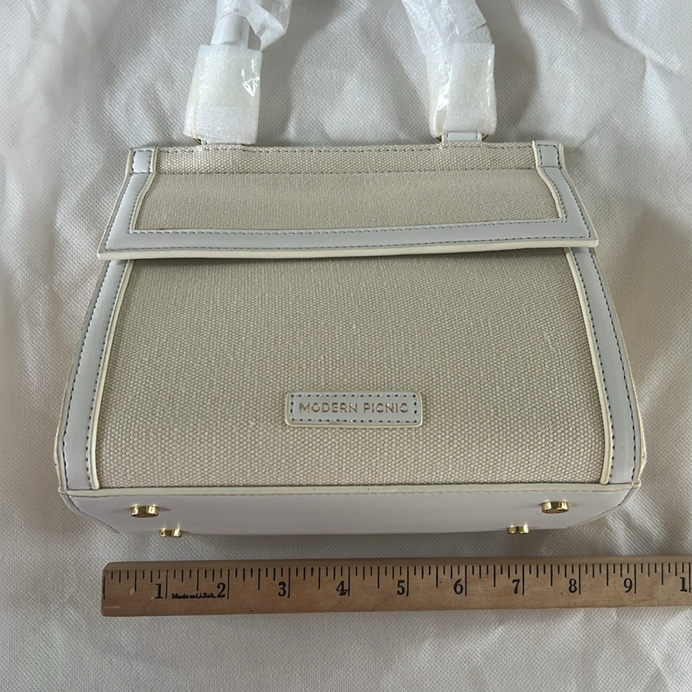 Modern Picnic Mini Canvas Luncher/Purse - Picture 9 of 11